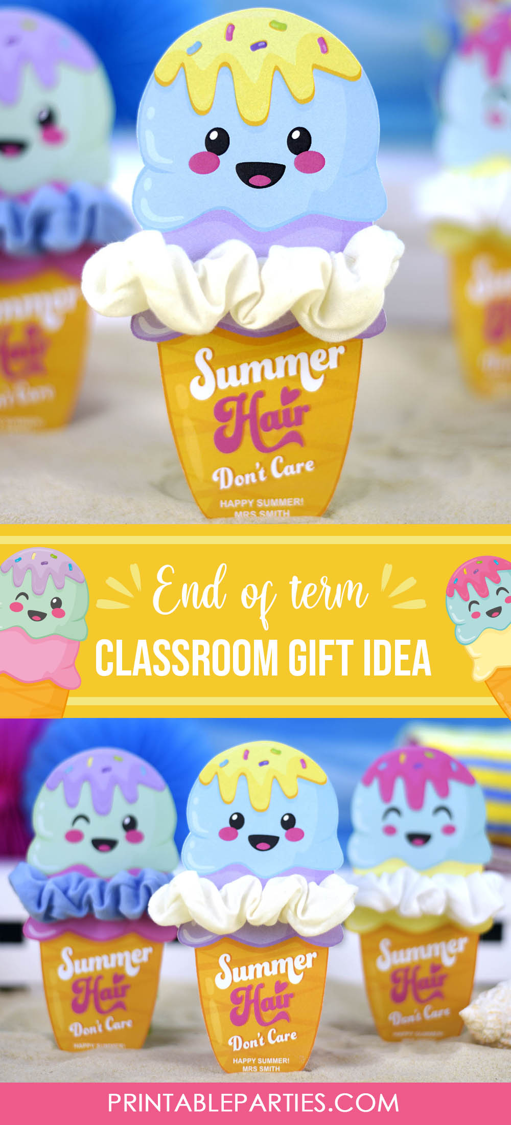 end of term classroom gift - scrunchie holder end of term classroom gift - scrunchie holder